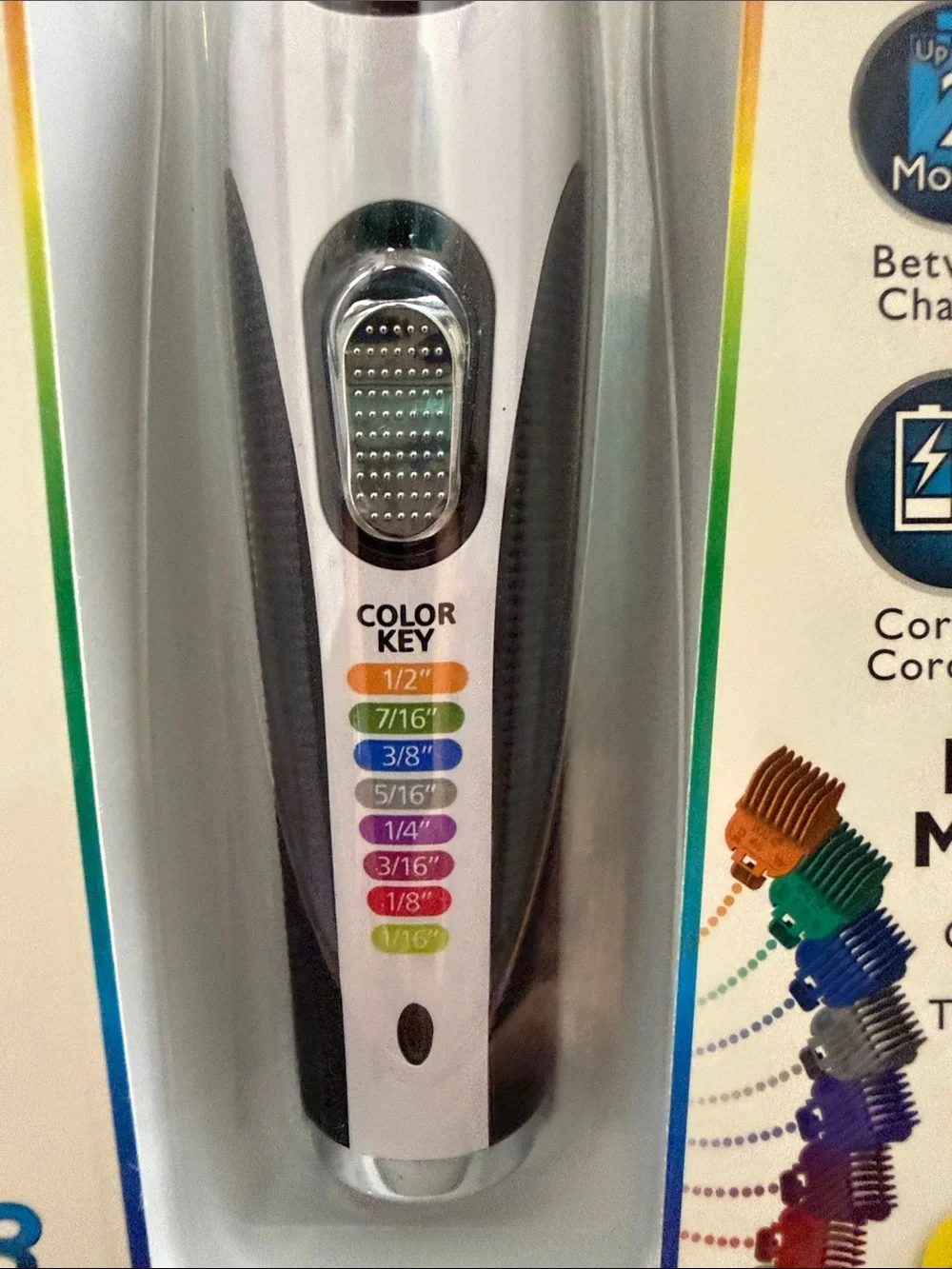 Wahl Color Pro Beard Trimmer with Multicolor Guard Set